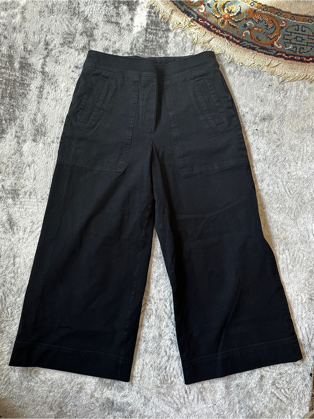 Spanx Wide Leg Pull on Cropped Pants
